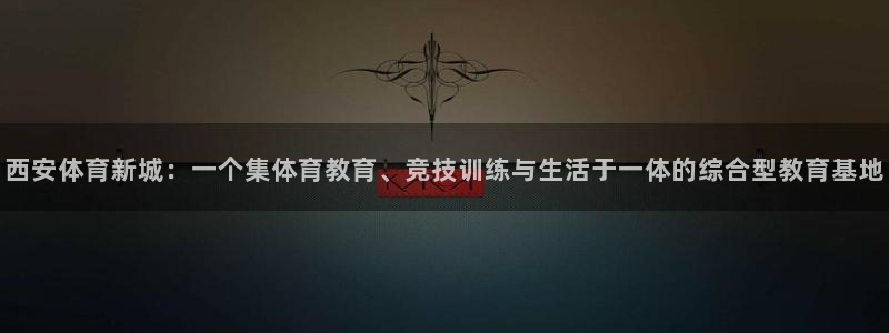 oety欧亿体育官网下载平台注册流程视频：西安体育新城：一个