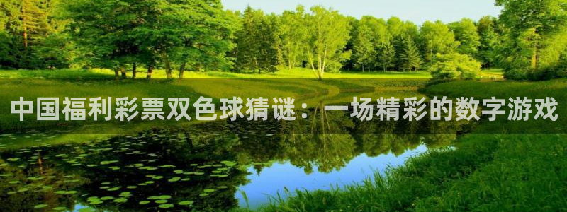nba直播 河豚：中国福利彩票双色球猜谜：一场精彩的数字游戏